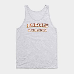 Awesome Geophysicist - Groovy Retro 70s Style Tank Top